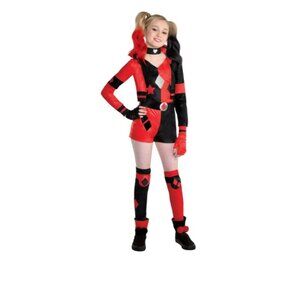 AMSCAN Harley Quinn Halloween Costume Girls LARGE 12-14 NEW!